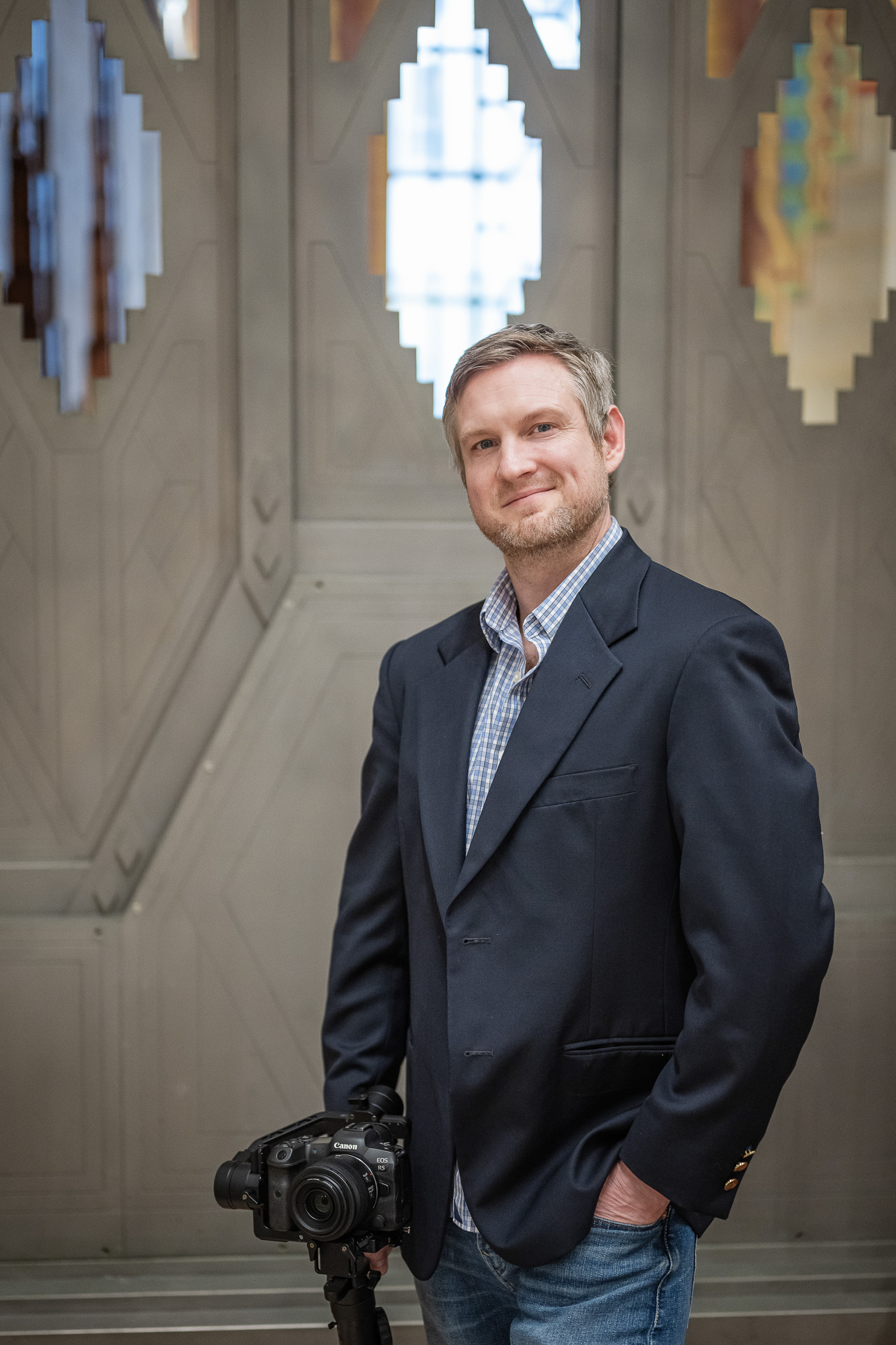 Camera Operator at Conference